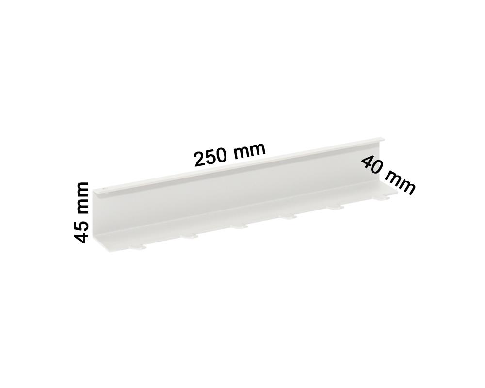 Linero MosaiQ 6er Hakenleiste titangrau 250 x 45 x 40 mm