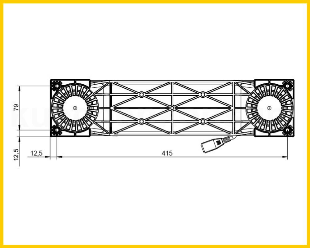 Linak Baselift Höhenverstellung BASE1 Einheit 100mm Systemfuß