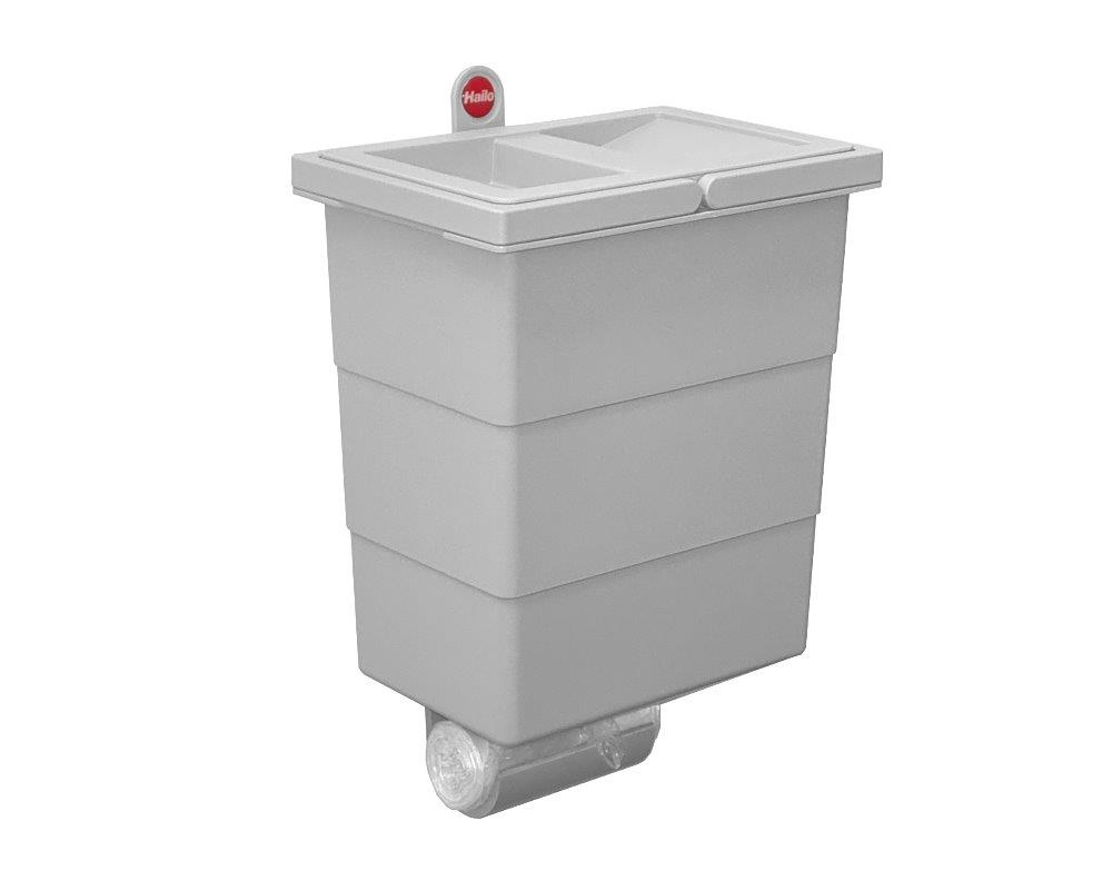 Hailo Inneneimer Wandhalter 9920119 ReadyBin mit Müllbeutelträger grau
