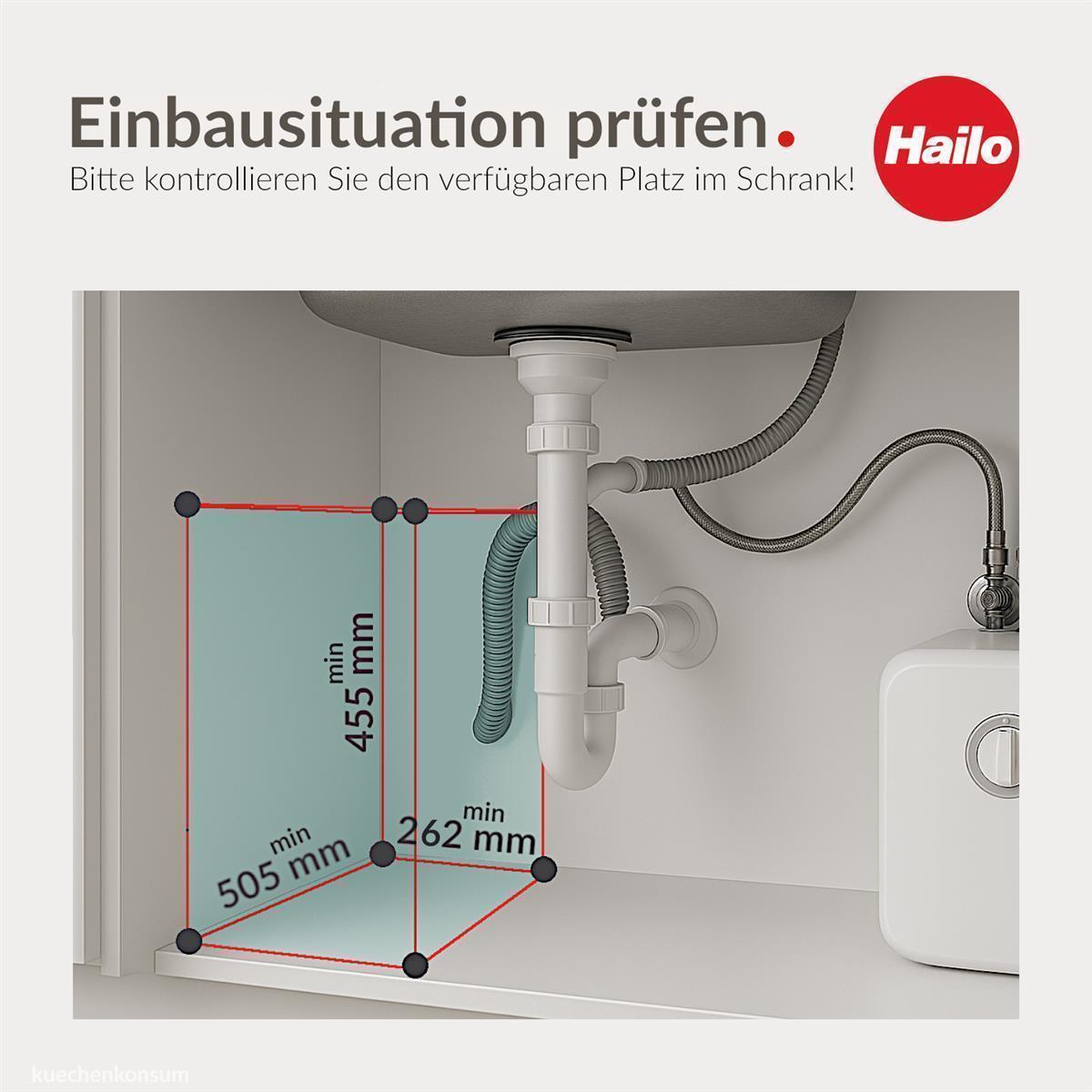 Hailo Abfallsammler 3650101 TA Swing A Tandem 2x15 Liter