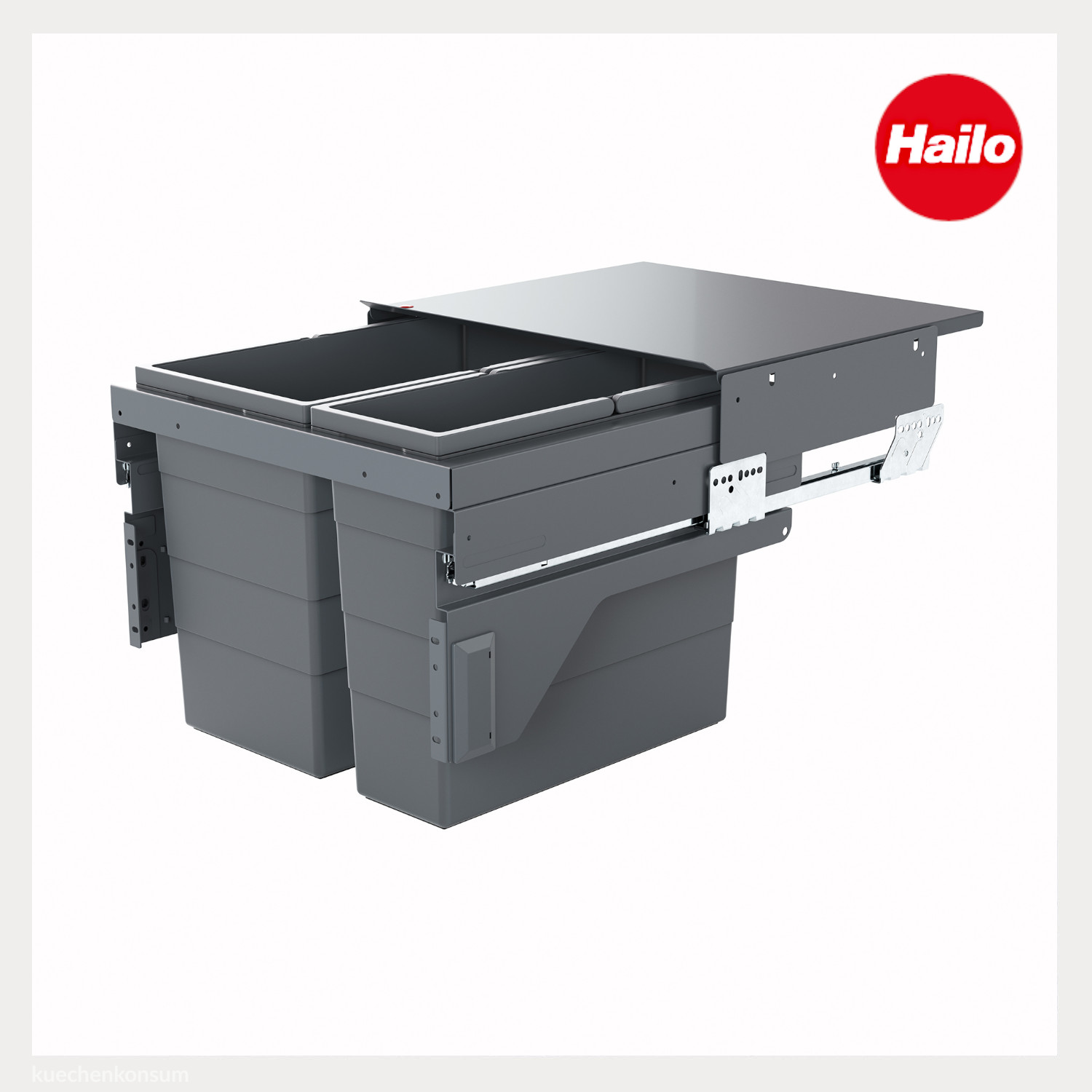 Hailo Abfallsammler 3610821 Cargo 500 Slide 45 Liter