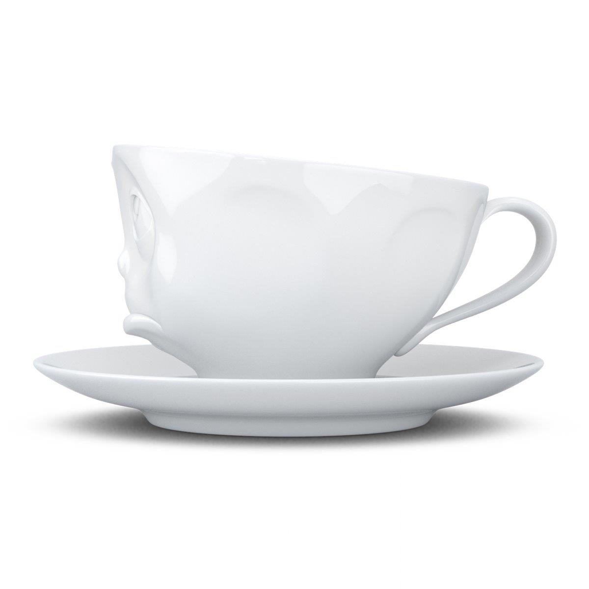TV Tasse Kaffeetasse 44.01 Och Bitte mit Untertasse weiß