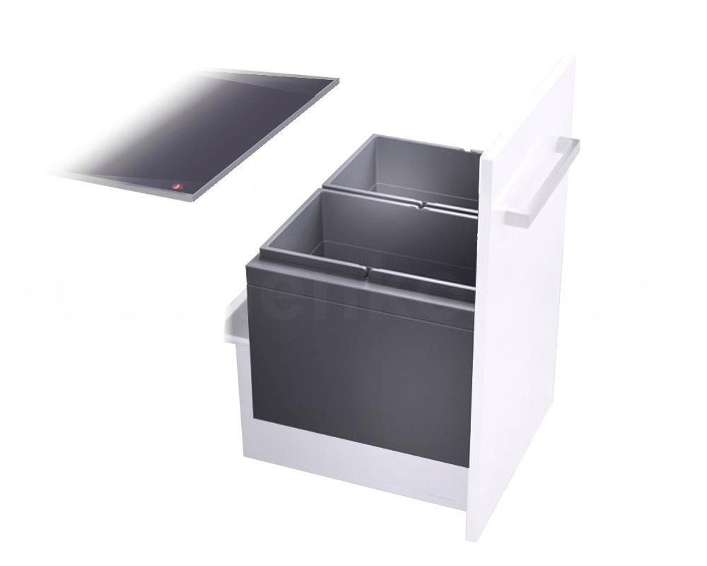 Hailo Abfallsammler 3631681 XL Inset 600 28/28 Triple-XL 2x28 Liter