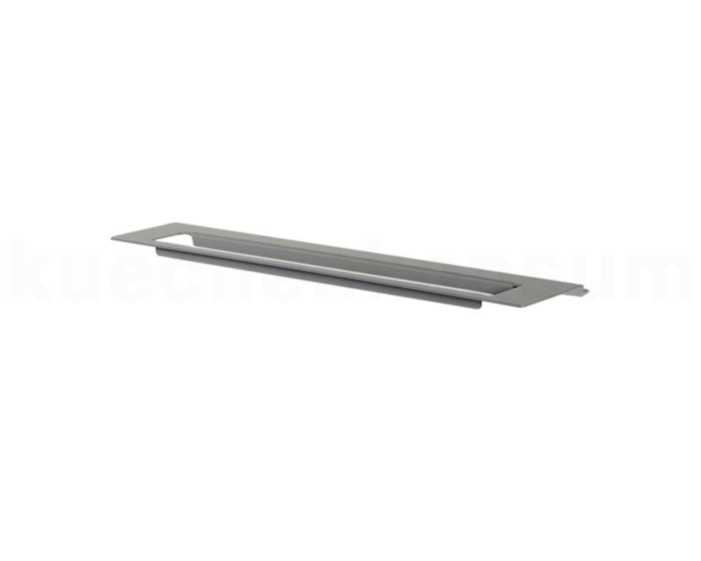 Linero MosaiQ Obere Tuchleiste zum Aufstecken titangrau 350 x 75 x 10 mm