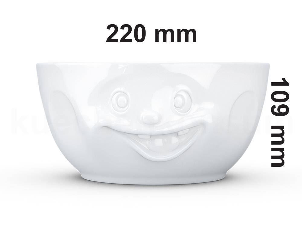 TV Tasse Schüssel 35.01 Durchgeknallt 2600 ml weiß