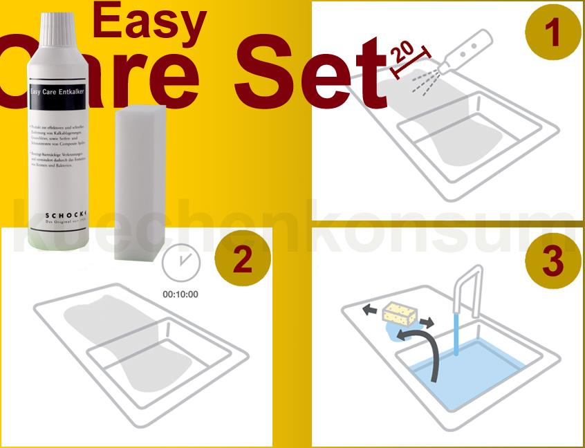 Schock Easy Care 629018 Pflegeset für Granitspülen Reinigungsset