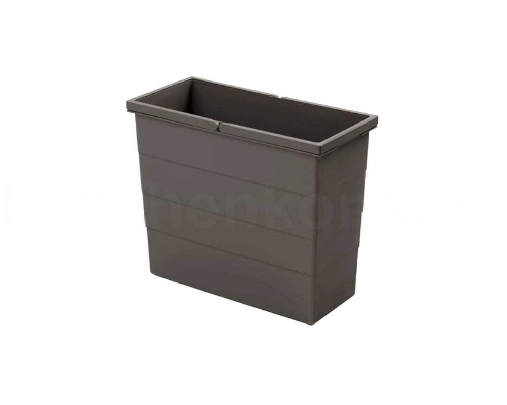 Hailo 21 Liter Inneneimer 1129669 dunkelgrau 414 x 192 x 350 mm
