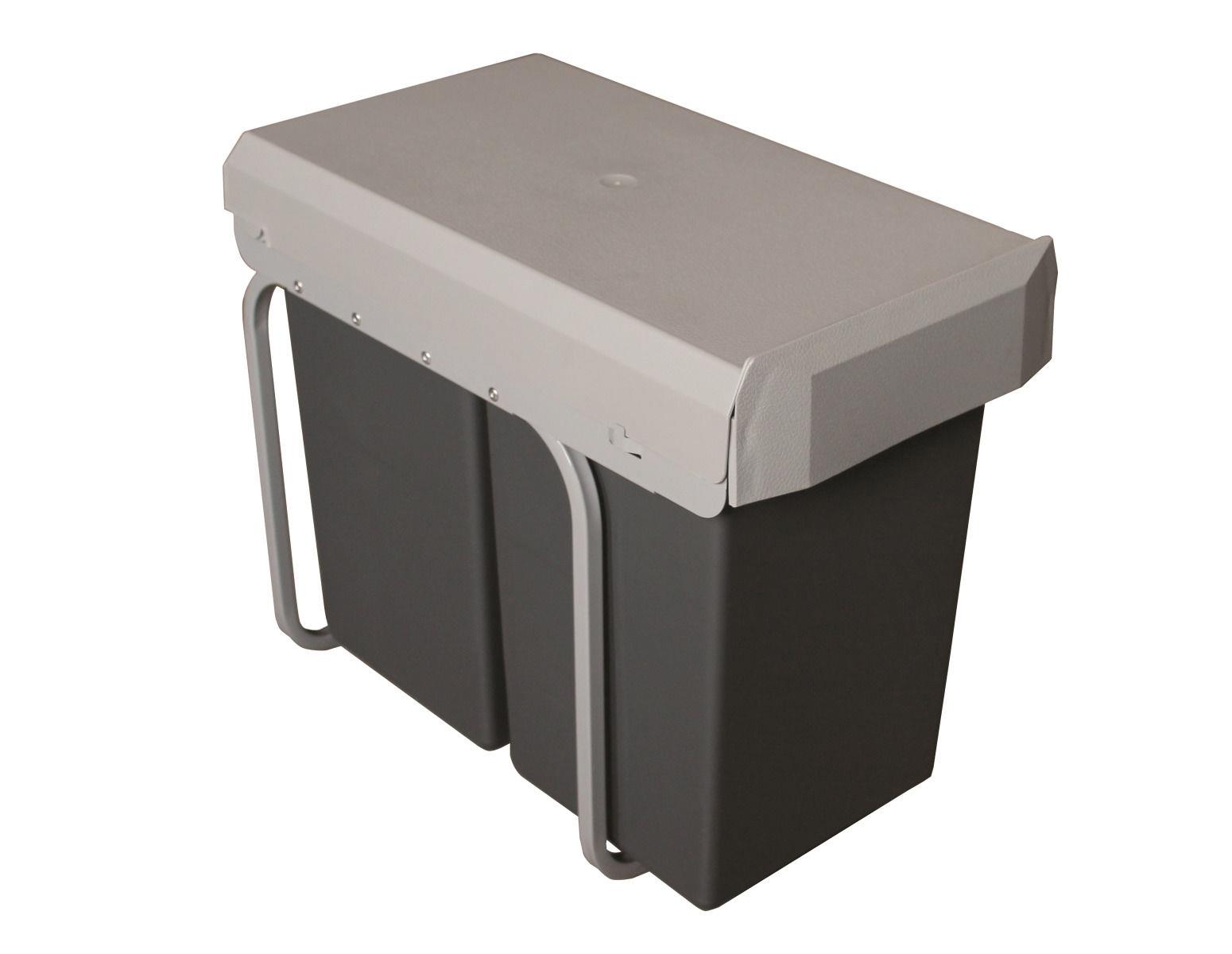 Victory Double Man 2x14L Alugrau/Anthrazit Gestell alugrau, Eimer Anthrazit