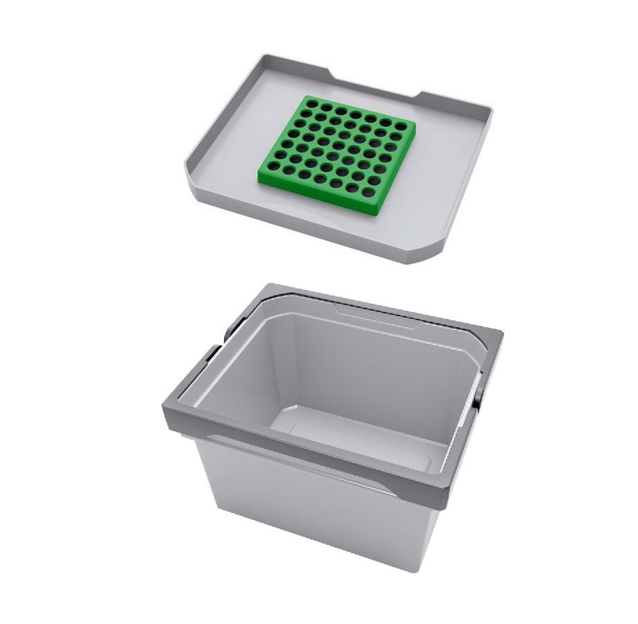 Envi Free Eimer mit Bio-Deckel 20370 Grau 4 Liter 230 x 230 x 141 mm