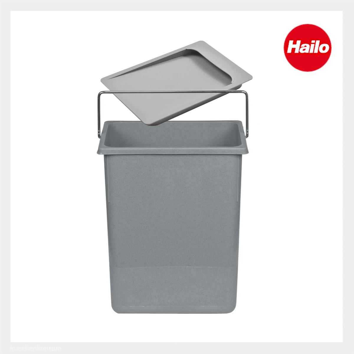 Hailo Inneneimer 1094089 mit Deckel  8,5 L 226x150x287 mm mit Henkel