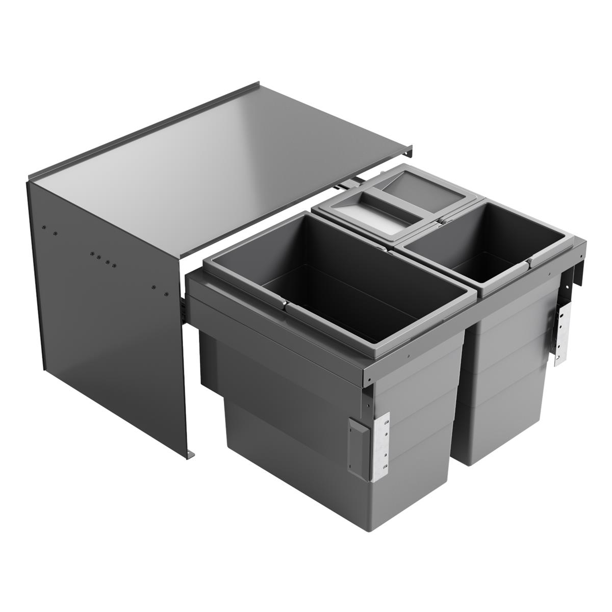 Hailo Abfallsammler 3608901 Cargo Aqua 28 + 2x 13 Liter