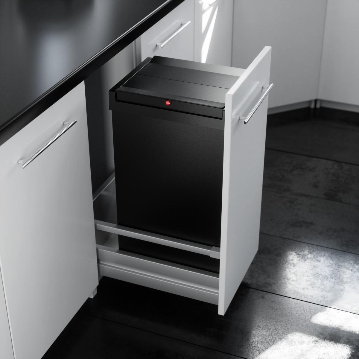 Hailo Abfallsammler 3273101 Wertstoffbox 53 L schwarz