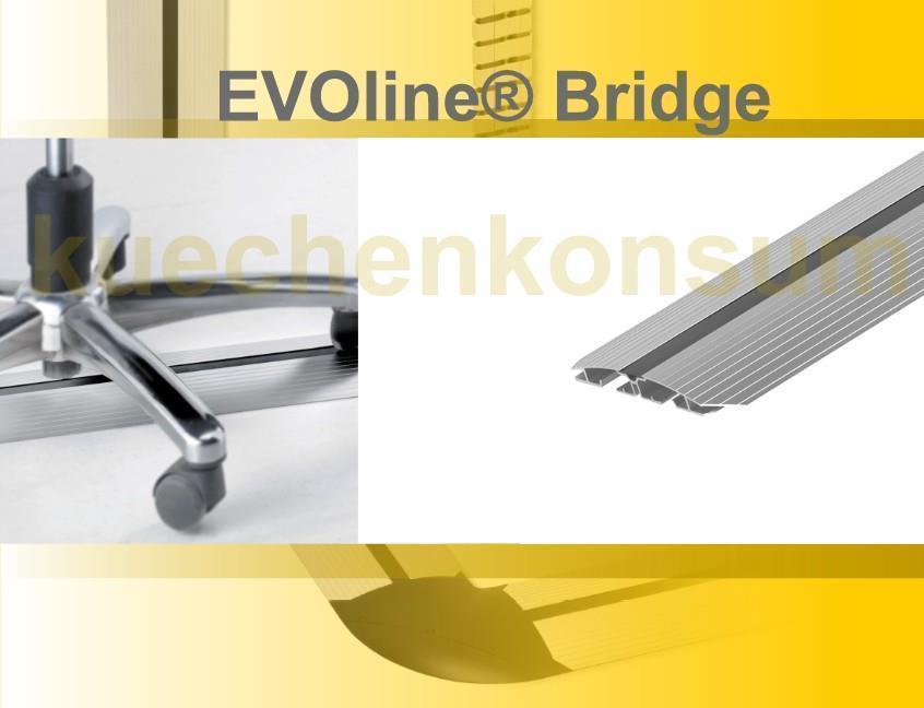 Schulte EVOline Bridge 01.100 Kabelbrücke Aluminium verschraubbar 1000 mm