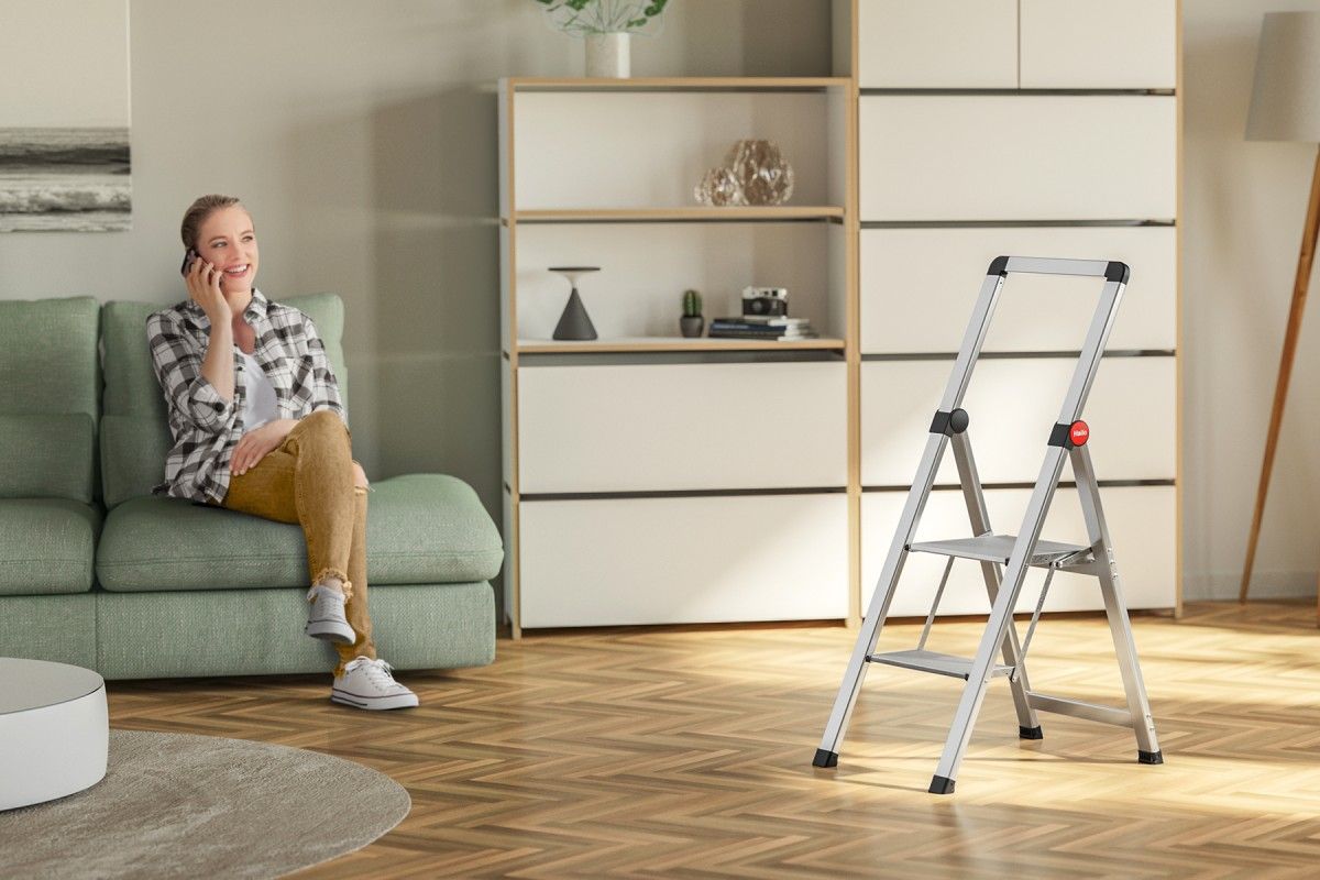HAILO Trittleiter 4342100 DK40 BasicLine Design 2 Stufen