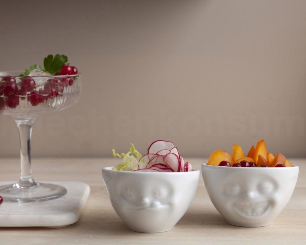 TV Tasse Dip-Set 25.01 Lachend und Lecker klein weiß
