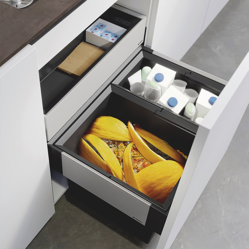 BLANCO Abfallsammler SELECT II 526208 Orga 2-fach 30 + 19 L 60 cm