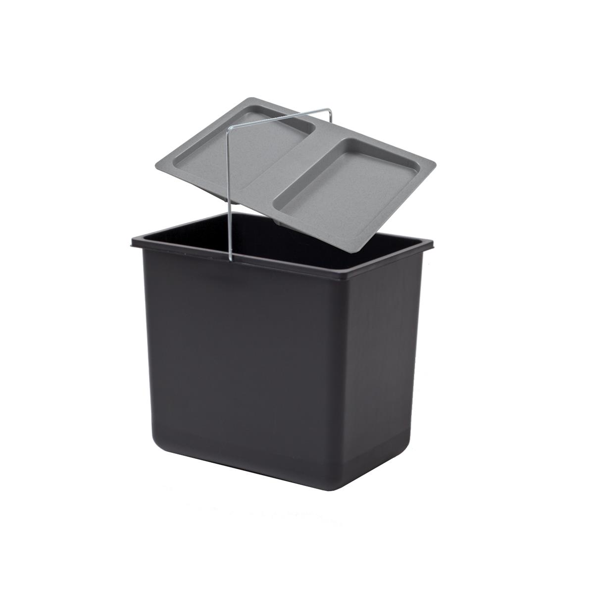 Hailo Inneneimer 1086239 mit Deckel 316 x 226 x 286 mm mit Henkel