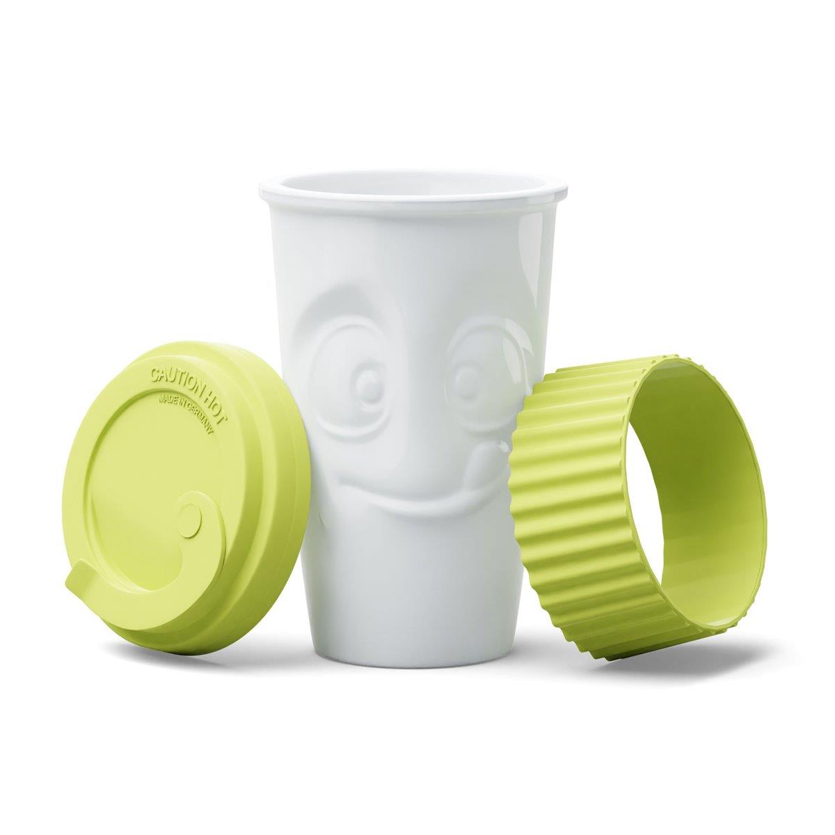 TV Tasse Kaffeebecher 05 To Go Lecker Limette