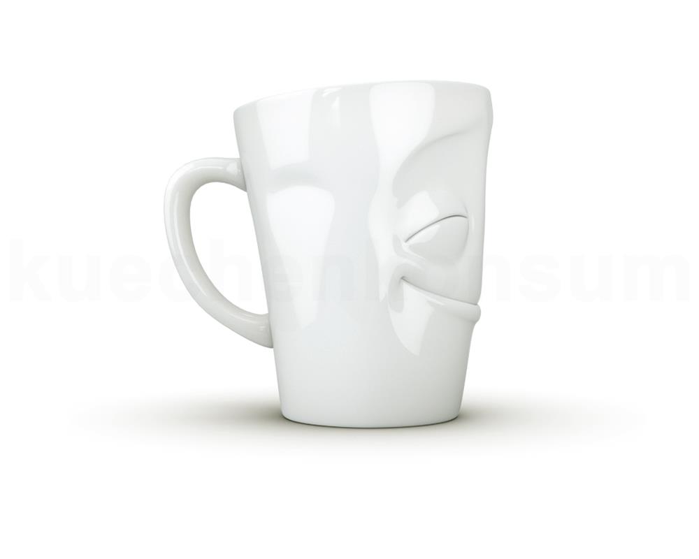 TV Tasse Kaffeebecher 83.01 Henkelbecher Vergnügt weiß