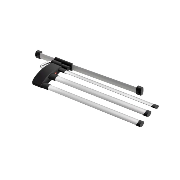 Hailo Handtuchhalter 3133101 Secco Alu Line Aluminium 3-armig