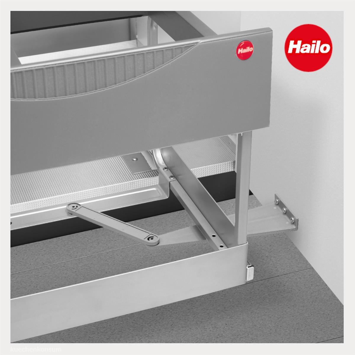 Hailo Abfallsammler 3644802 Raumspar-Tandem-S-plus 18+12 L m Biodeckel
