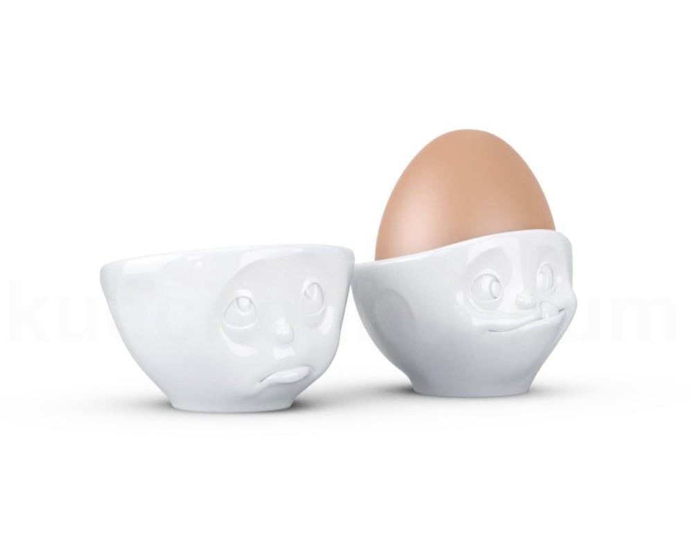 TV Tasse Eierbecher 52.01 Och bitte und Lecker weiß