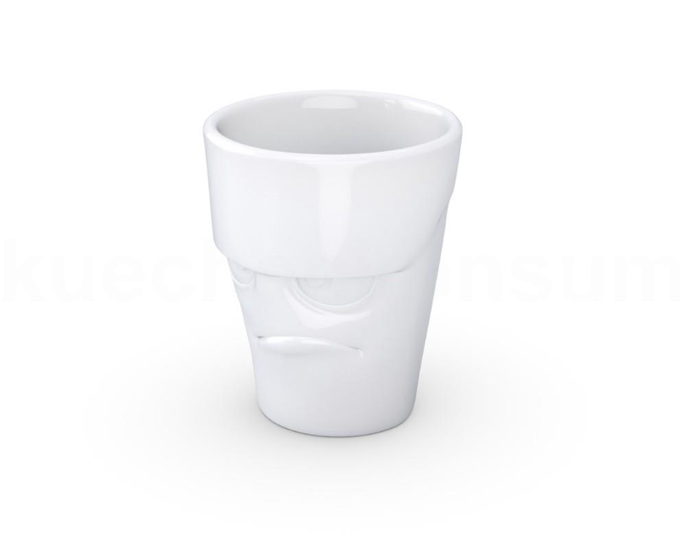 TV Tasse Kaffeebecher 81.01 Henkelbecher Grummelig weiß