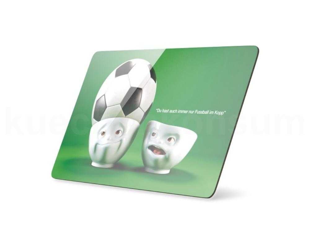 TV Tasse Frühstücksbrettchen 01.11 Fußball im Kopp