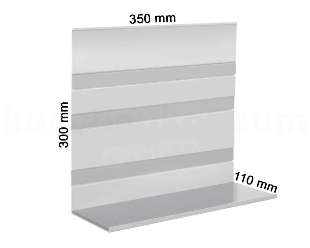 Linero MosaiQ Universalablage 300 titangrau 350 x 110 x 300 mm