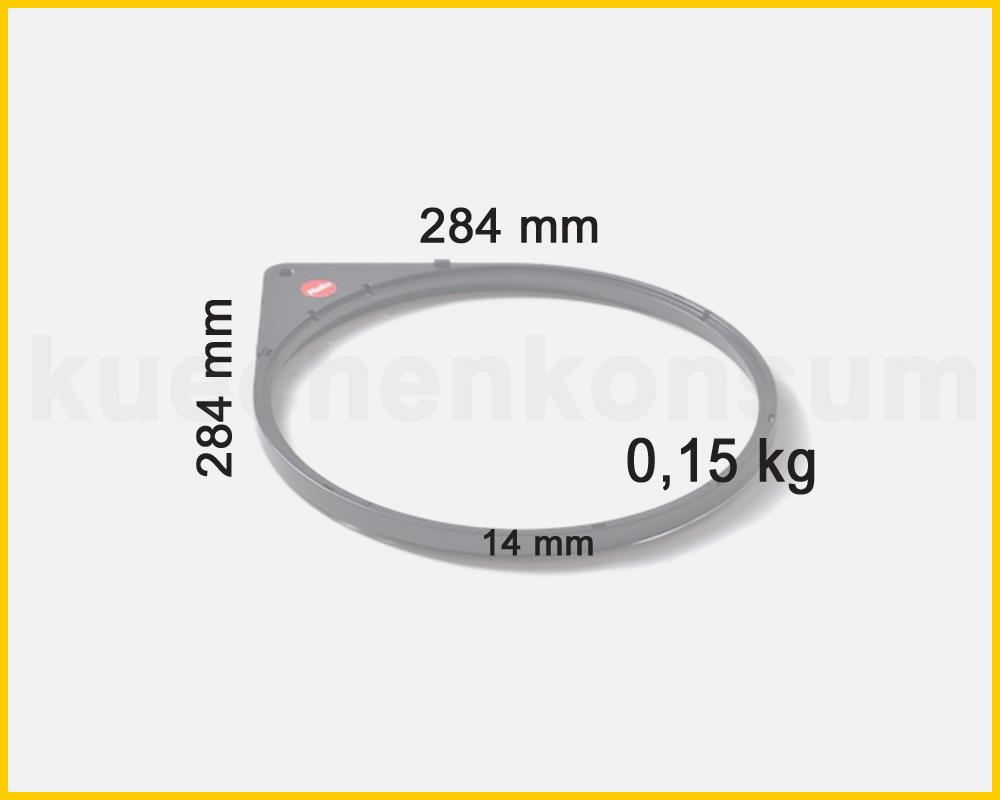 Hailo Mantelring oben 1030179 braun schwarz für Big-Box Abfallsammler