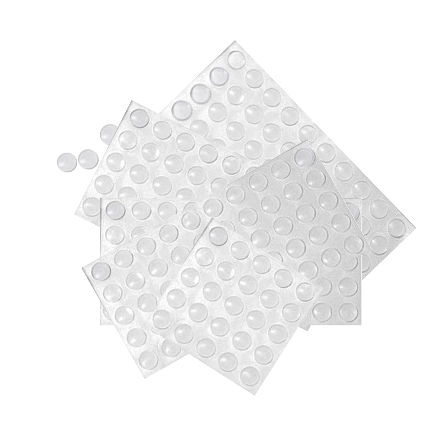 Türanschlagpuffer selbstklebend 8 x 1,6 Möbelpuffer transparent 500 Stück