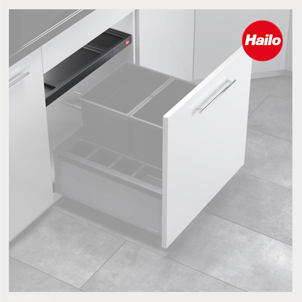 Hailo Multideckel 1225909 Tablarboden für 45 cm Schrank dunkelgrau