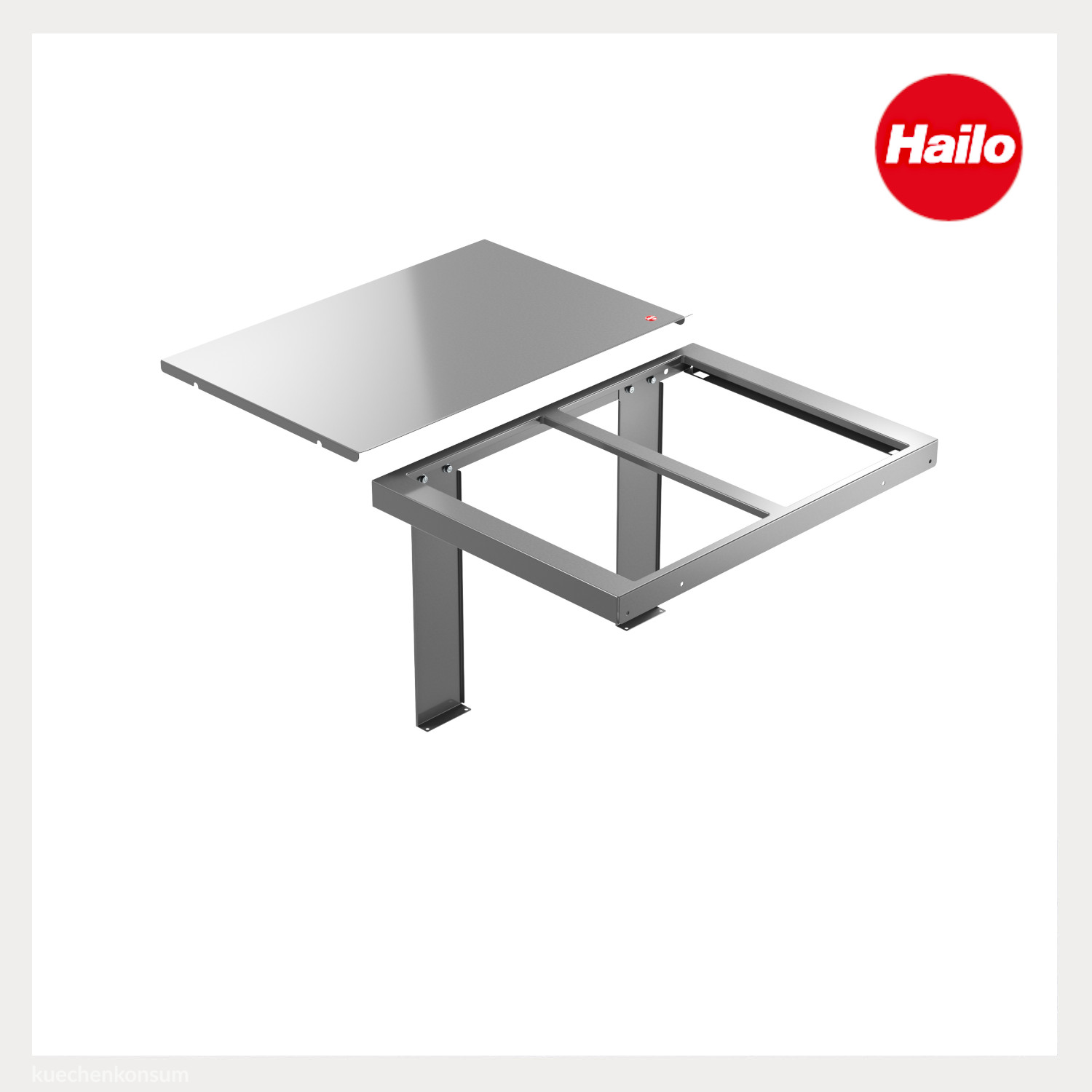 Hailo Abfallsammler 10000225 Triple XL 600 28/28 Liter dunkelgrau