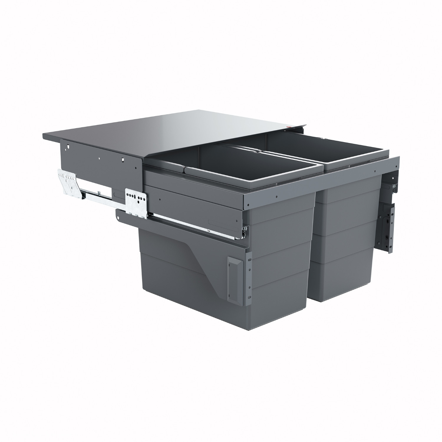Hailo Abfallsammler 3610841 Cargo 600 Slide 56 Liter