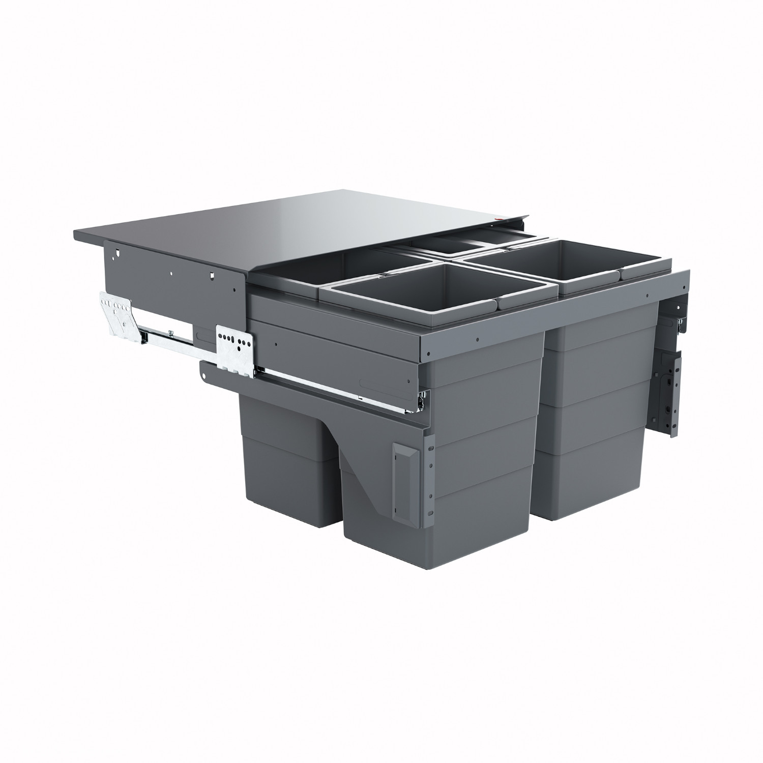 Hailo Abfallsammler 3610861 Cargo 600 Slide 52 Liter