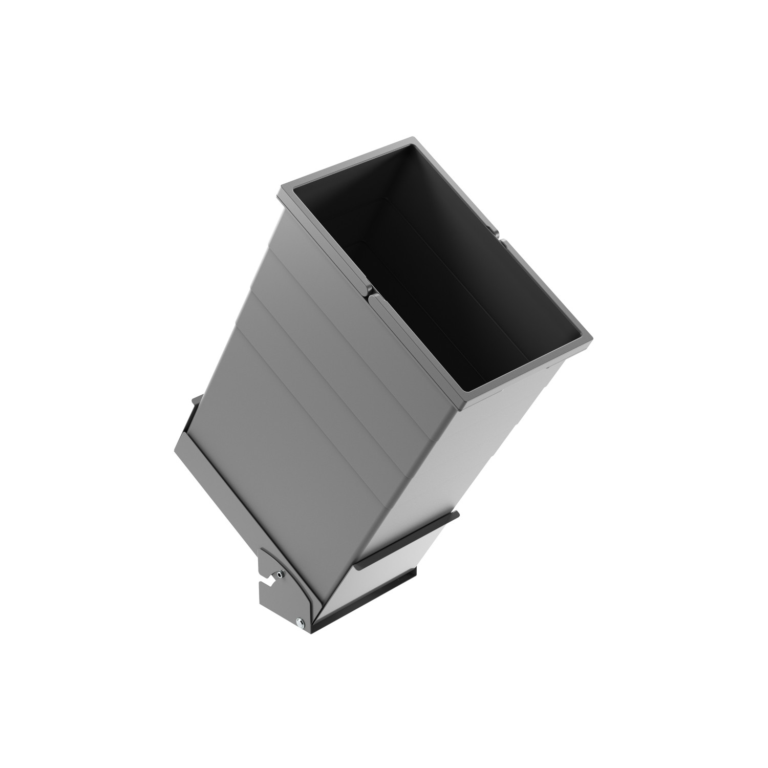 Hailo Abfallsammler 10000130 StapelBox 45 Liter dunkelgrau