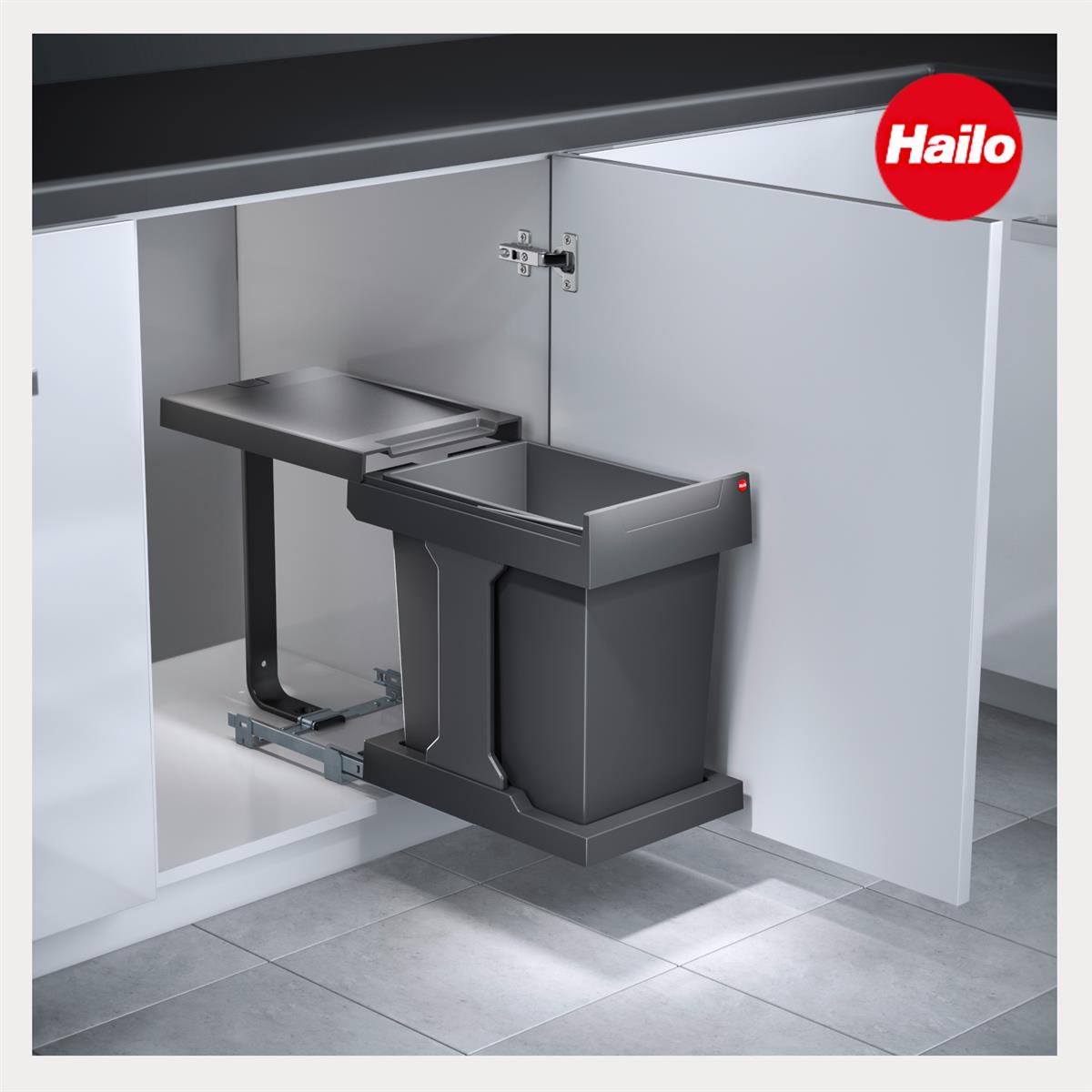 Hailo Abfallsammler 3635001 AS Swing Solo manual 20 Liter