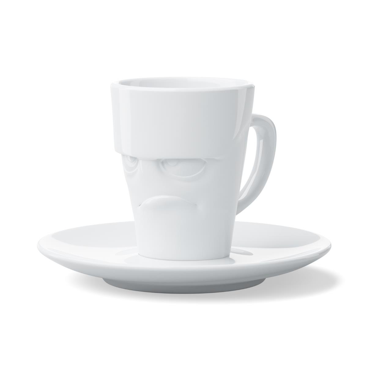 TV Tasse Espresso Mug 15 Grummelig weiß mit Henkel