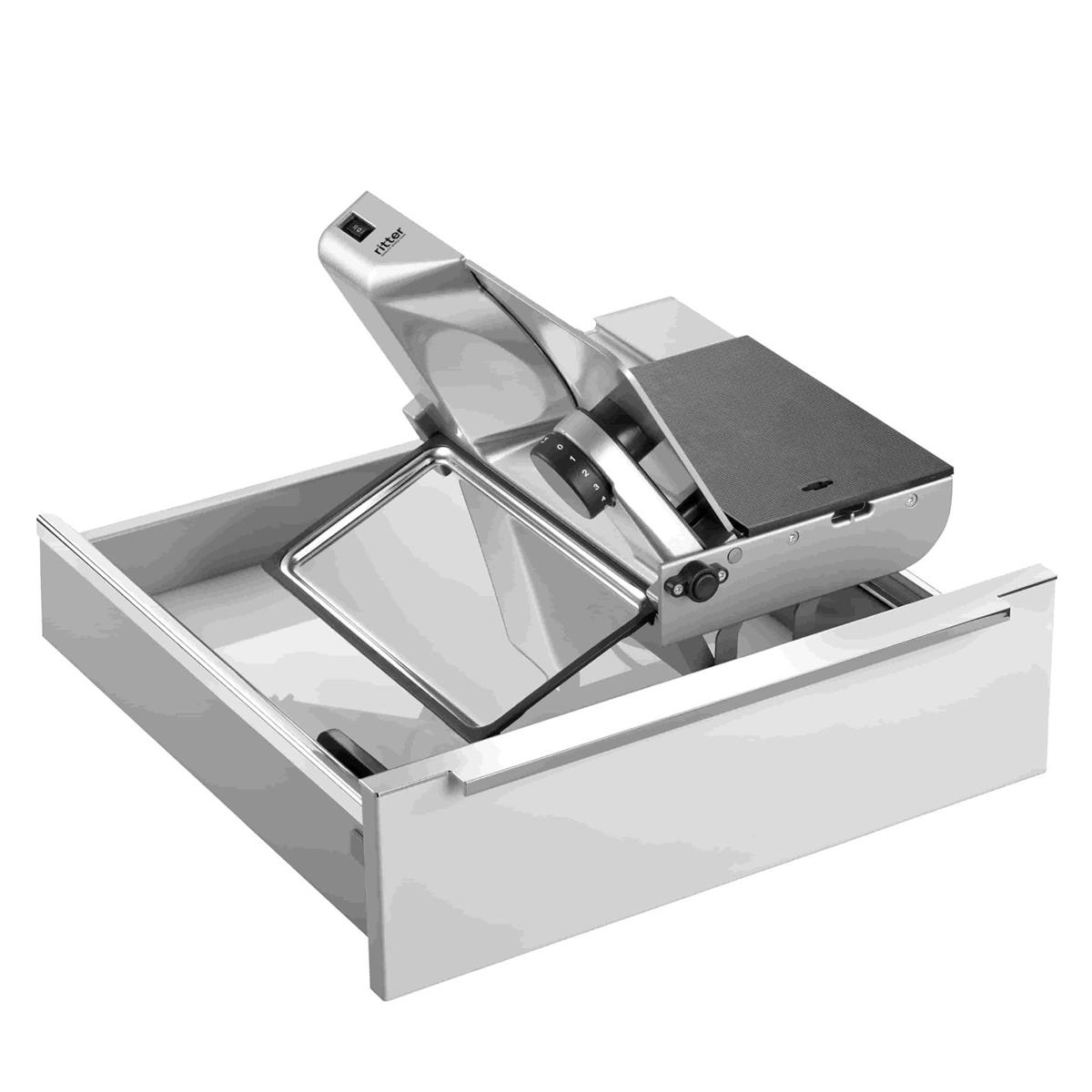 Ritter Einbau-Allesschneider AES 62 silber rechts