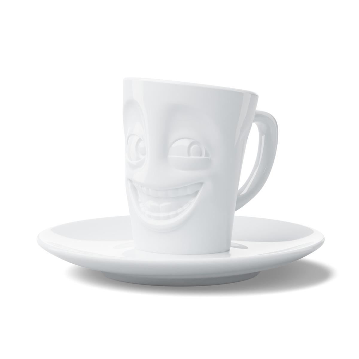 TV Tasse Espresso Mug 16 Witzig weiß mit Henkel