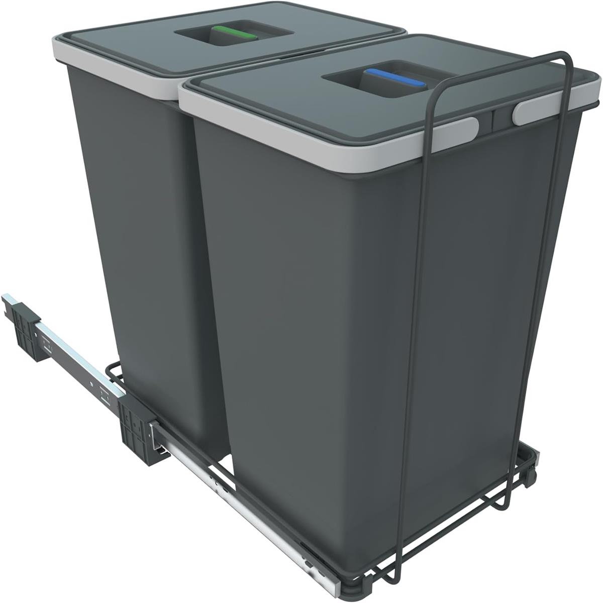 Elletipi Ecofil Abfallsammler PF01 44B2 Auszug 2x 24 Liter