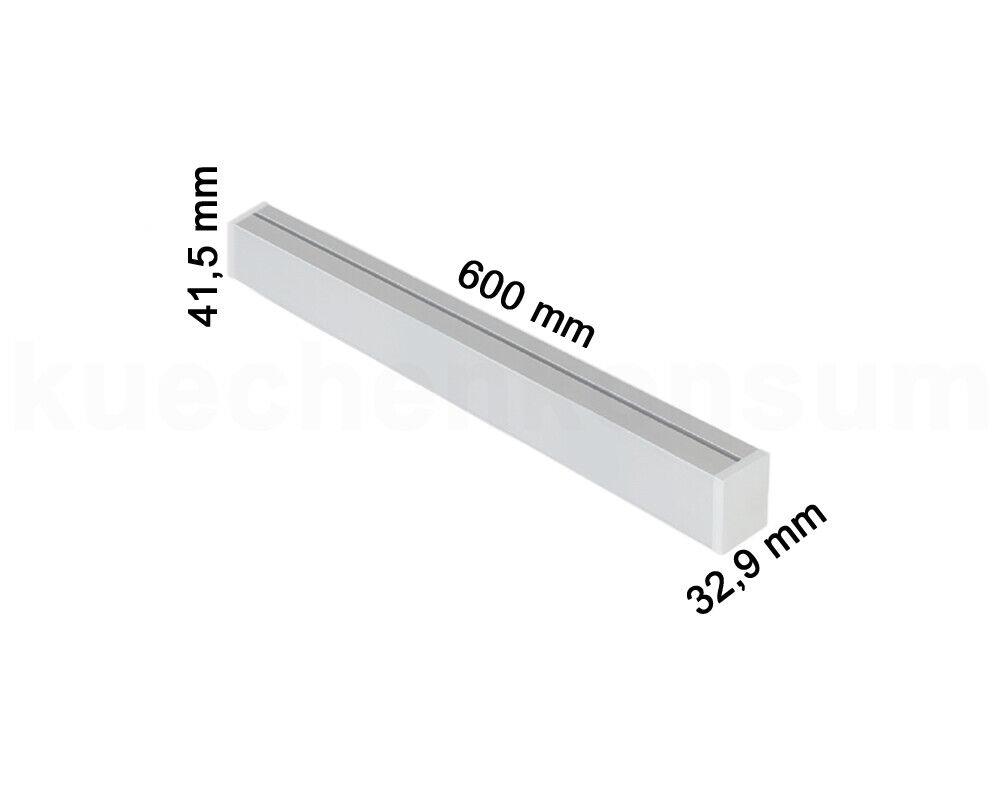 Linero MosaiQ Relingprofil Aluprofil 600 mm Edelstahloptik