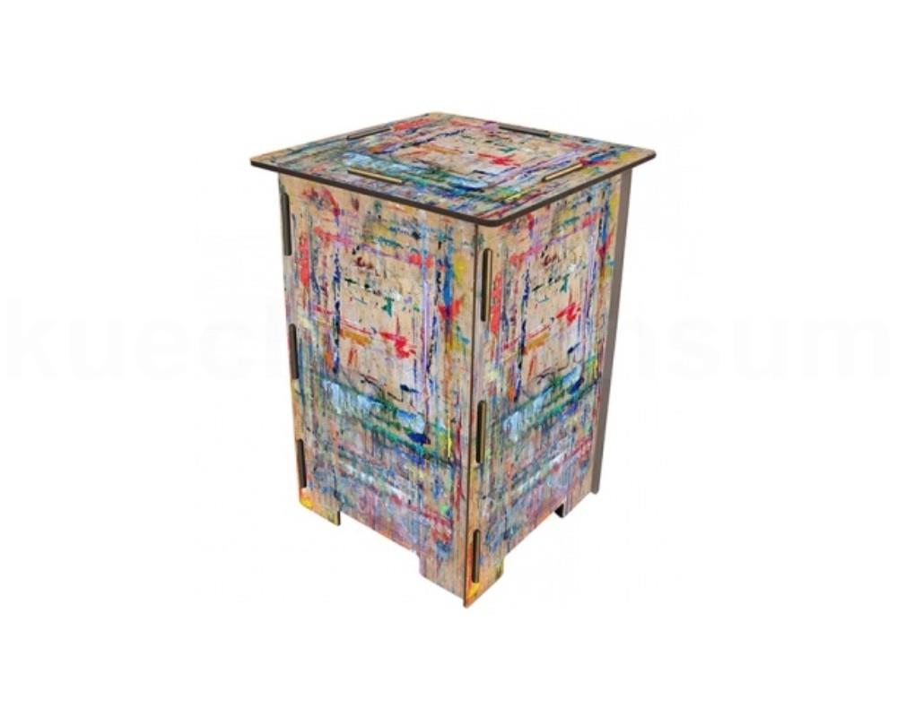 Werkhaus Photohocker SH8288 bunte Farbe 295 x 295 x 420 mm