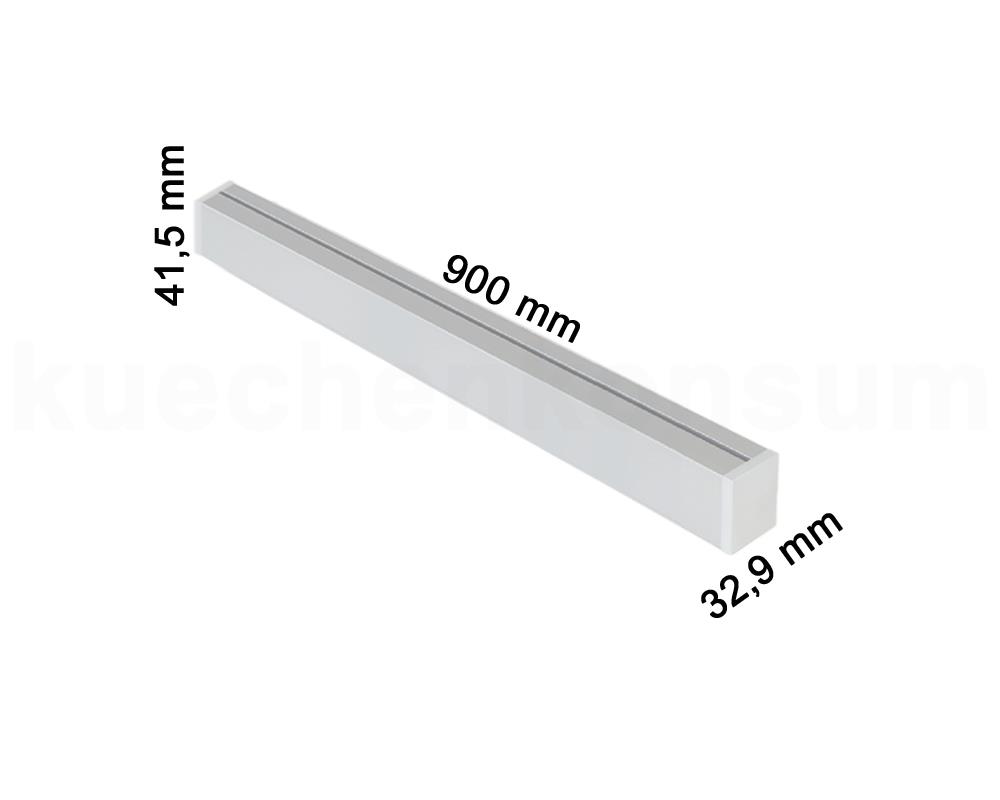 Linero MosaiQ Relingprofil Aluprofil 900 mm Edelstahloptik