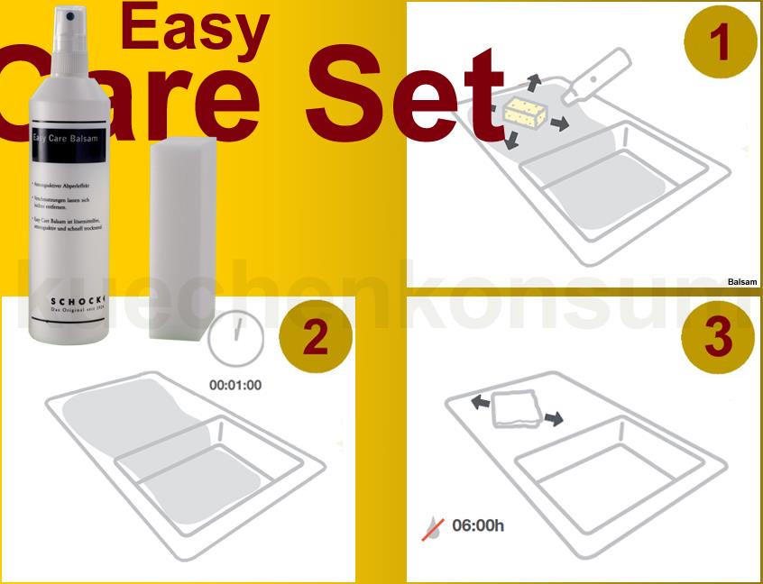 Schock Easy Care 629018 Pflegeset für Granitspülen Reinigungsset