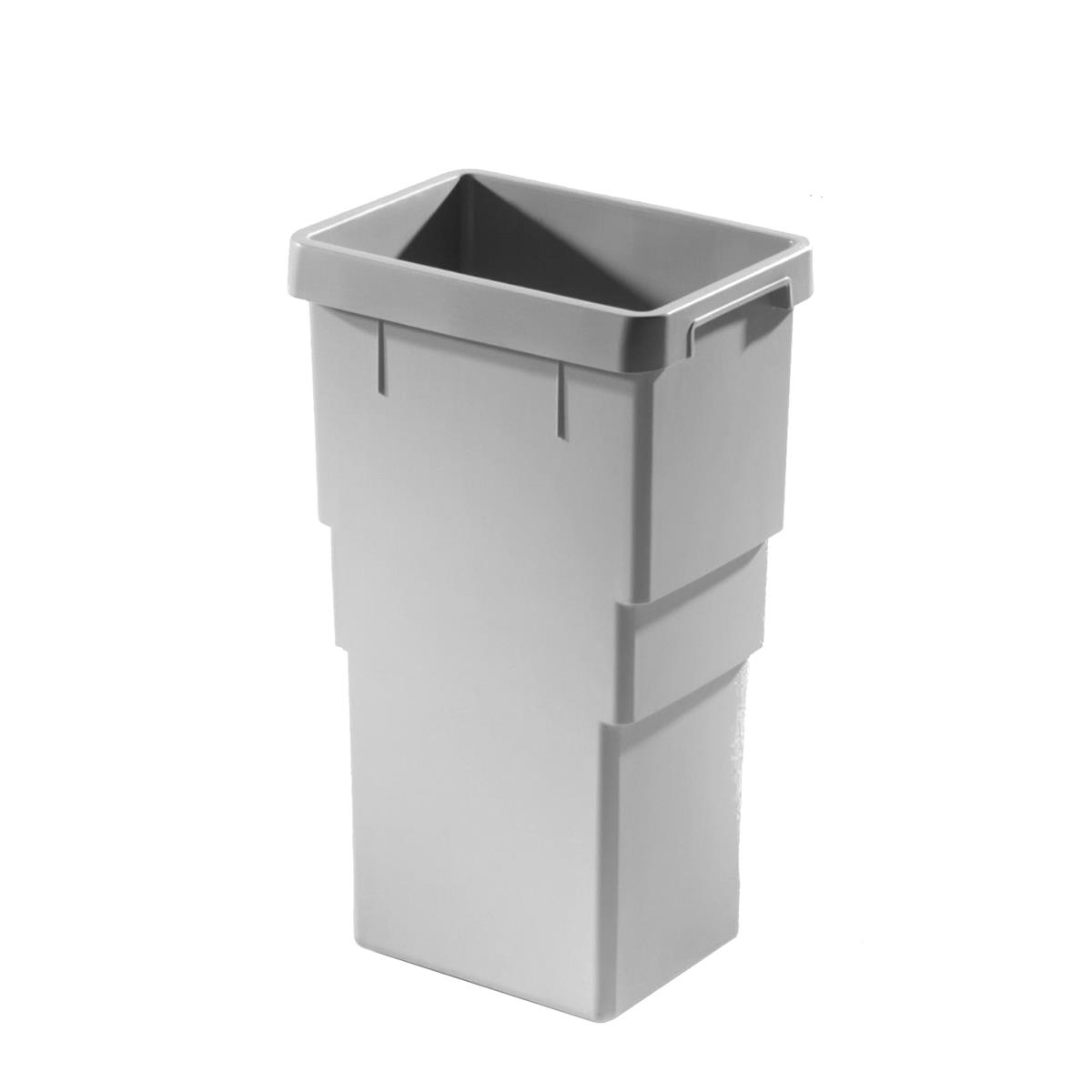 Hailo Inneneimer 1107229 hellgrau 13 Liter 258 x 198 x 413 mm