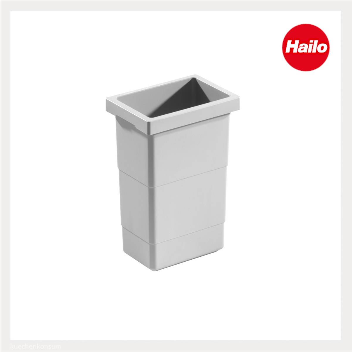 Hailo Inneneimer 1102429 hellgrau 2,5 Liter 155 x 110 x 220 mm