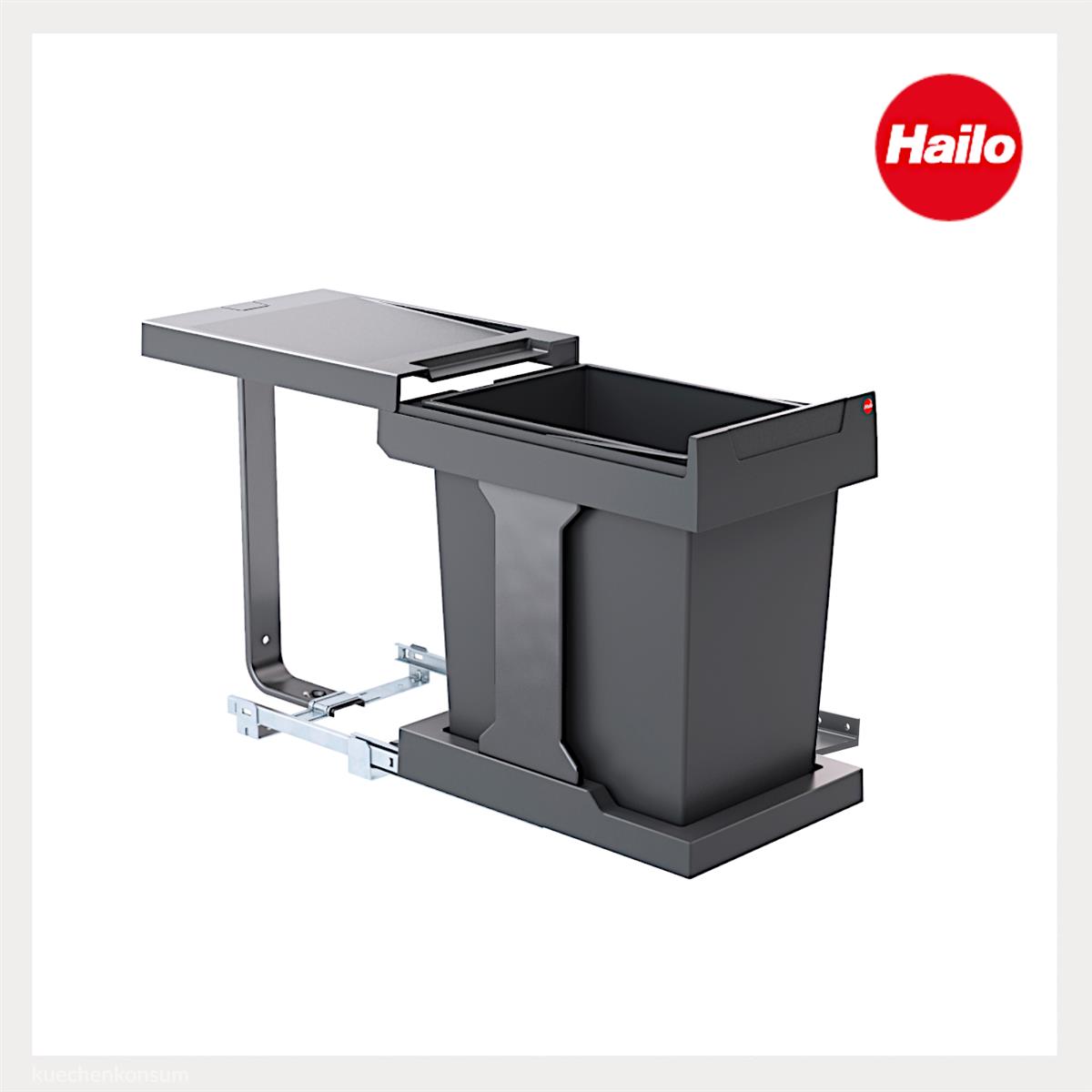 Hailo Abfallsammler 3636001 AS Swing Solo 20 Liter automatic