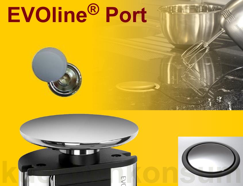 Schulte EVOline Wippdeckel 90.485 Stahl verchromt für Port Cuisine