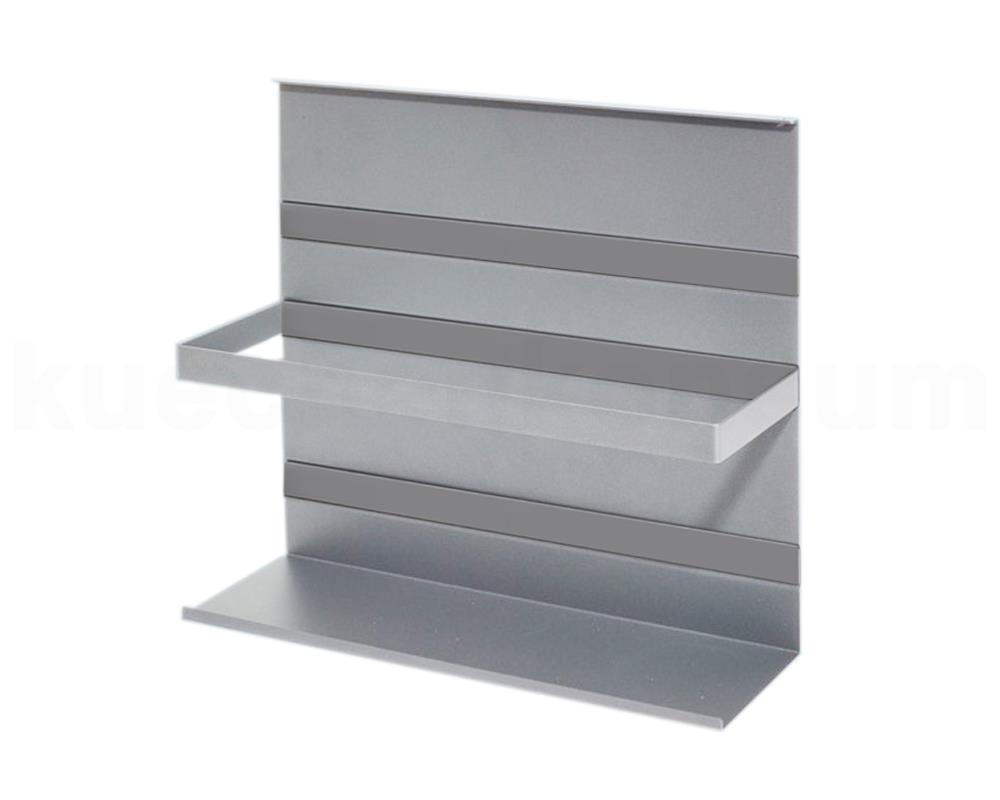 Linero MosaiQ Universalablage 300 mit Rahmen titangrau 350 x 110 x 300 mm